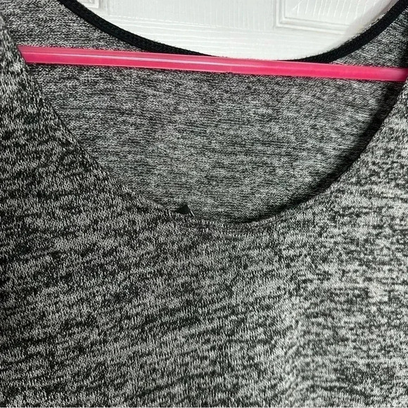 Kersh T-Shirt Cropped  Marled Black & White Size Small - Picture 16 of 16